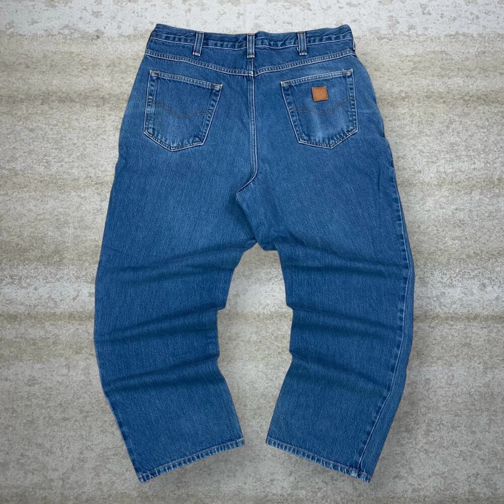 Vintage 90s Carhartt Jeans 36x30 Relaxed Fit Medium Wash Denim